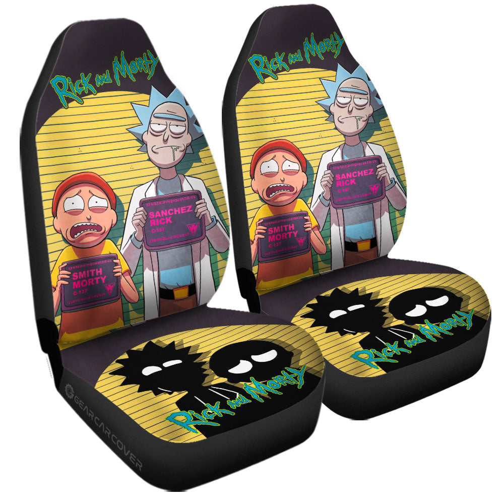 Rick and Morty Car Seat Covers Custom Car Interior Accessories - Gearcarcover - 3