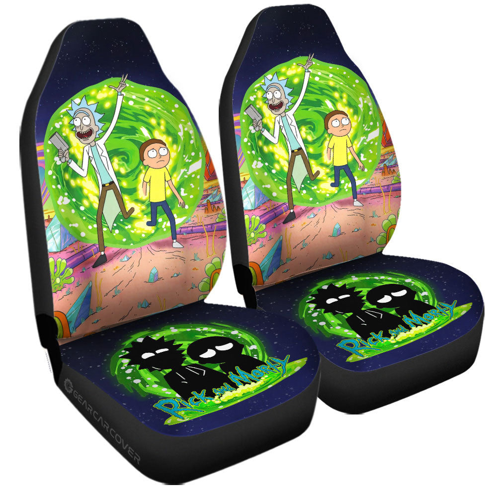 Rick and Morty Car Seat Covers Custom Car Interior Accessories - Gearcarcover - 3