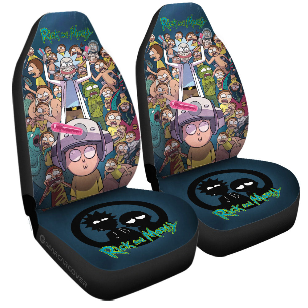 Rick and Morty Car Seat Covers Custom Car Interior Accessories - Gearcarcover - 3