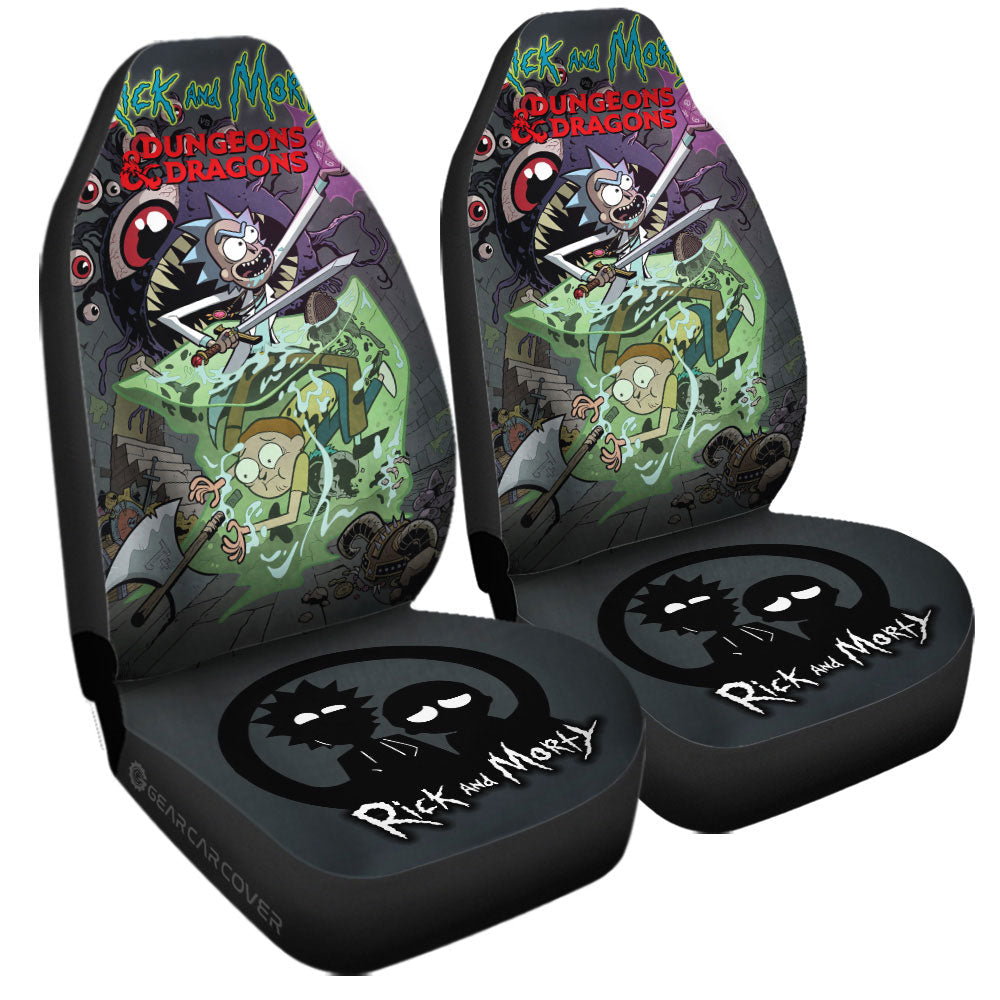 Rick and Morty Car Seat Covers Custom Car Interior Accessories - Gearcarcover - 3