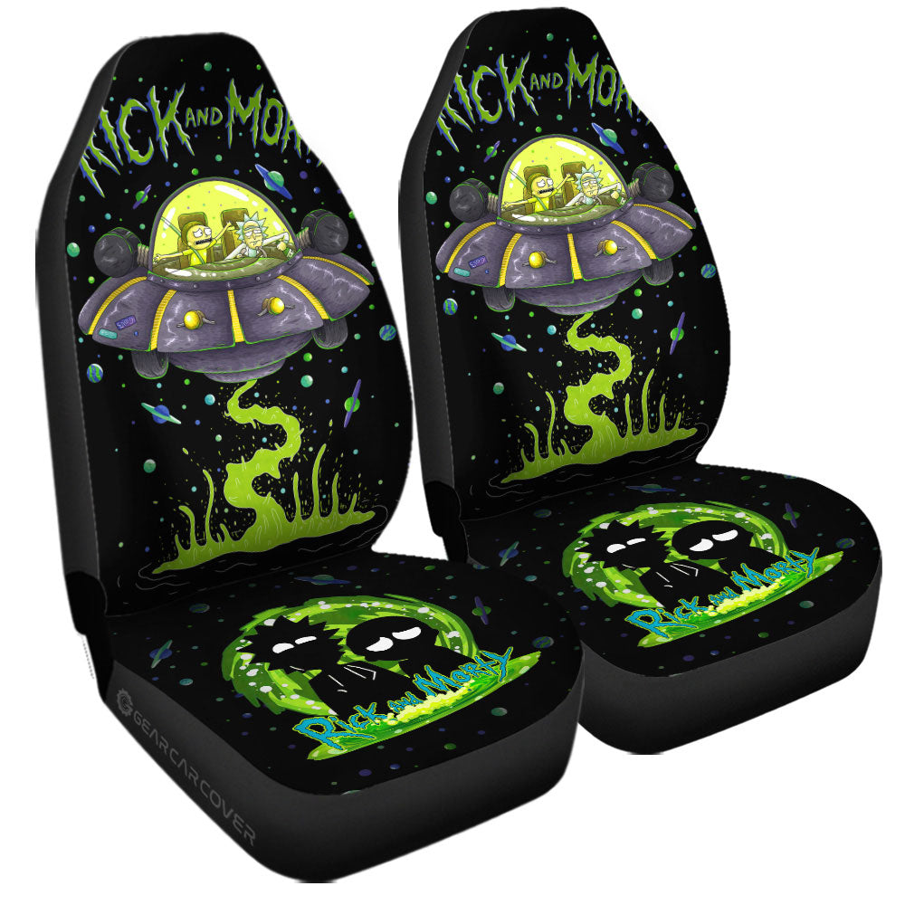 Rick and Morty Car Seat Covers Custom Car Interior Accessories - Gearcarcover - 3