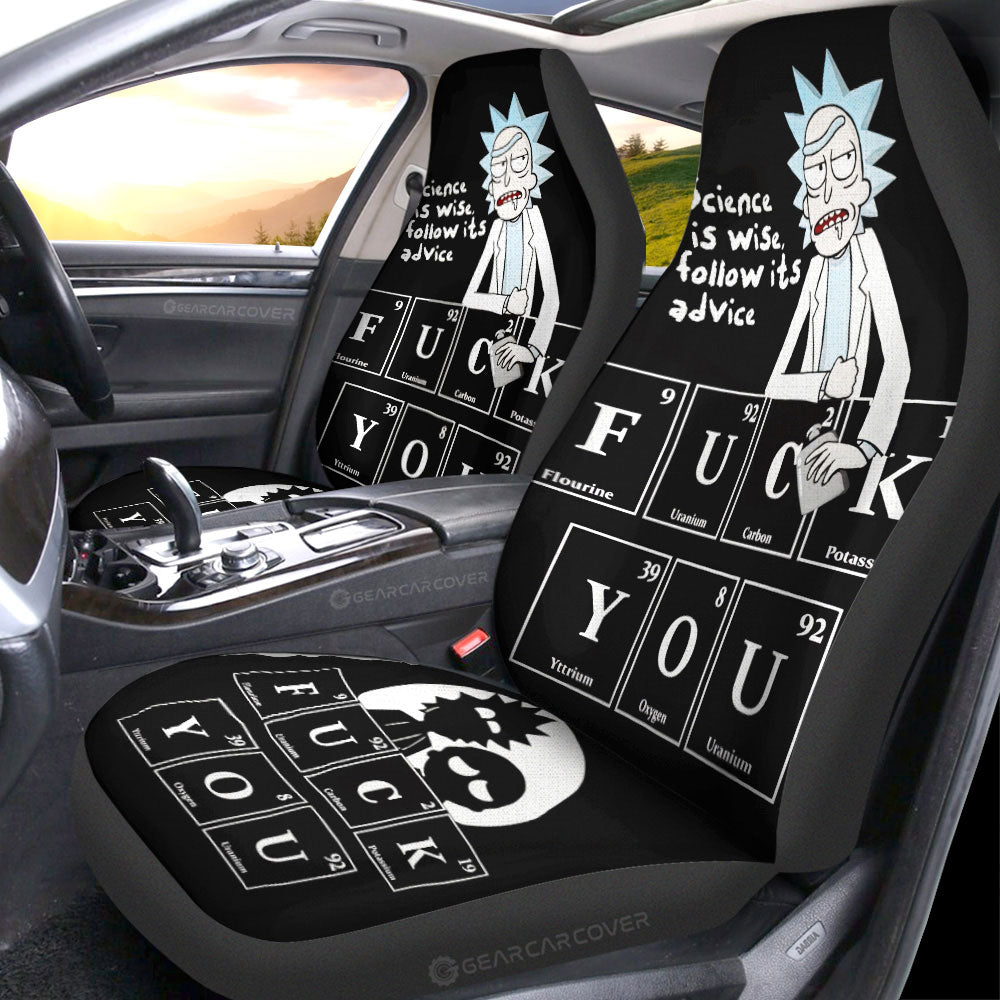 Rick and Morty Car Seat Covers Custom Car Interior Accessories - Gearcarcover - 1