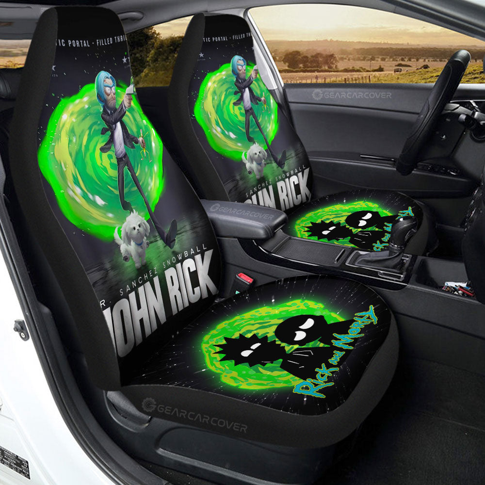 Rick and Morty Car Seat Covers Custom Car Interior Accessories - Gearcarcover - 2