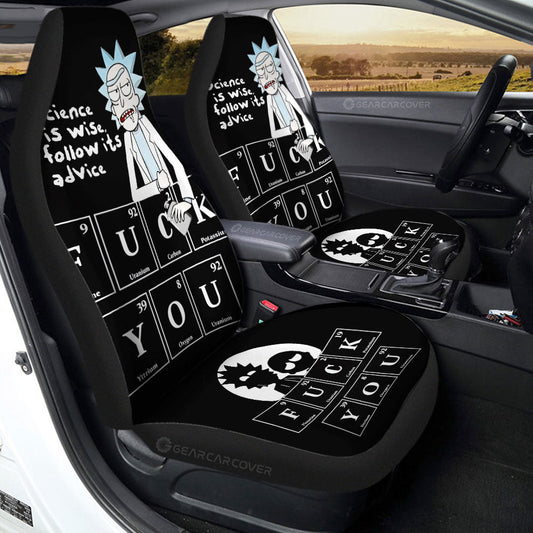 Rick and Morty Car Seat Covers Custom Car Interior Accessories - Gearcarcover - 2