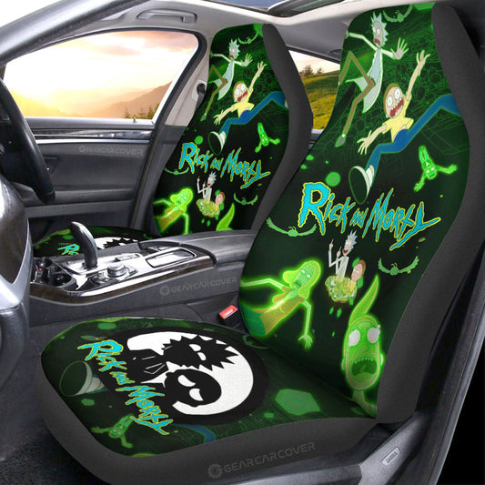 Rick and Morty Car Seat Covers Custom Car Interior Accessories - Gearcarcover - 1