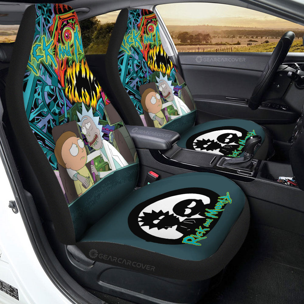 Rick and Morty Car Seat Covers Custom Car Interior Accessories - Gearcarcover - 2