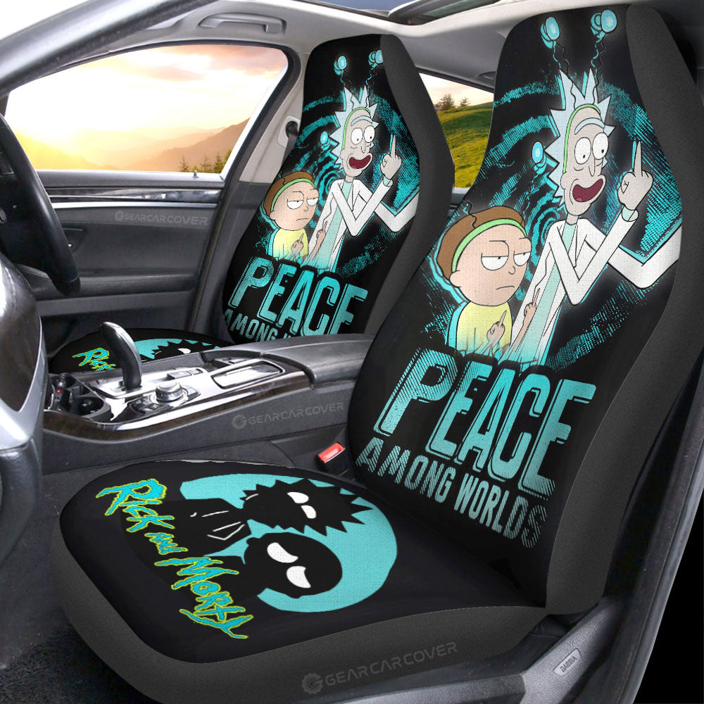 Rick and Morty Car Seat Covers Custom Car Interior Accessories - Gearcarcover - 1
