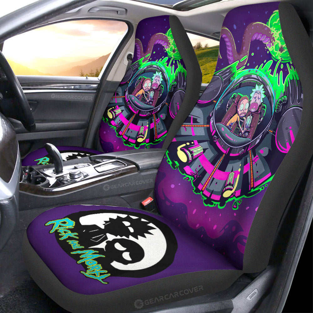 Rick and Morty Car Seat Covers Custom Car Interior Accessories - Gearcarcover - 1