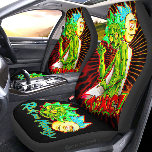 Rick and Morty Car Seat Covers Custom Car Interior Accessories - Gearcarcover - 1