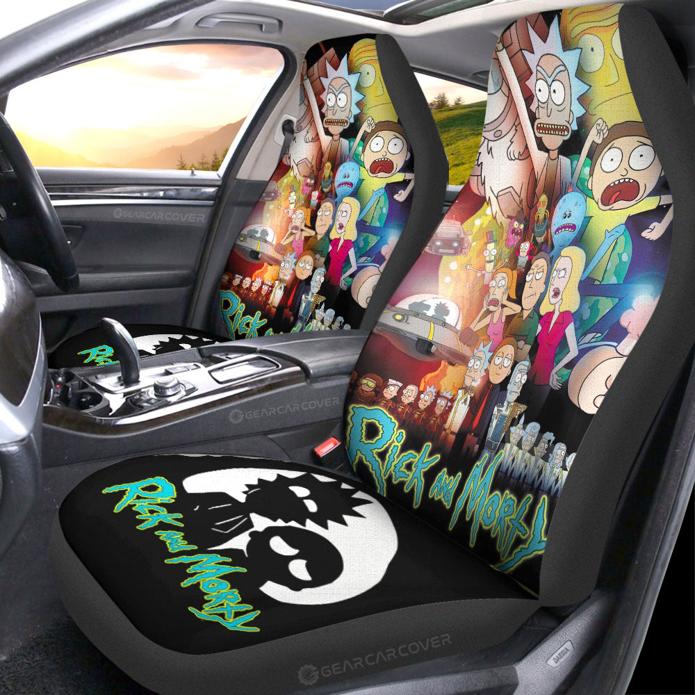 Rick and Morty Car Seat Covers Custom Car Interior Accessories - Gearcarcover - 1