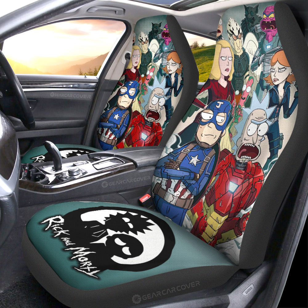 Rick and Morty Car Seat Covers Custom Car Interior Accessories - Gearcarcover - 1