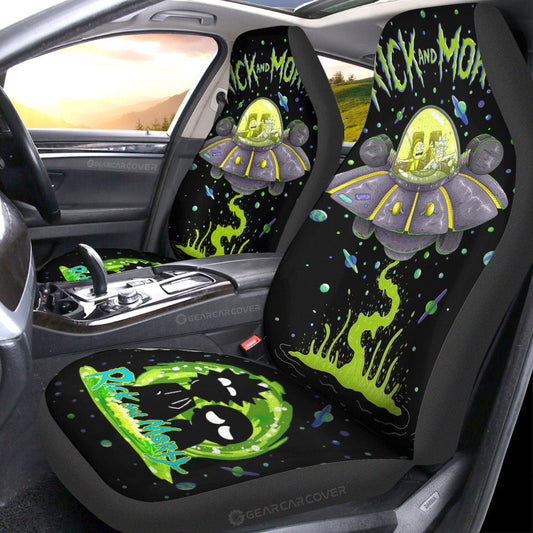 Rick and Morty Car Seat Covers Custom Car Interior Accessories - Gearcarcover - 1