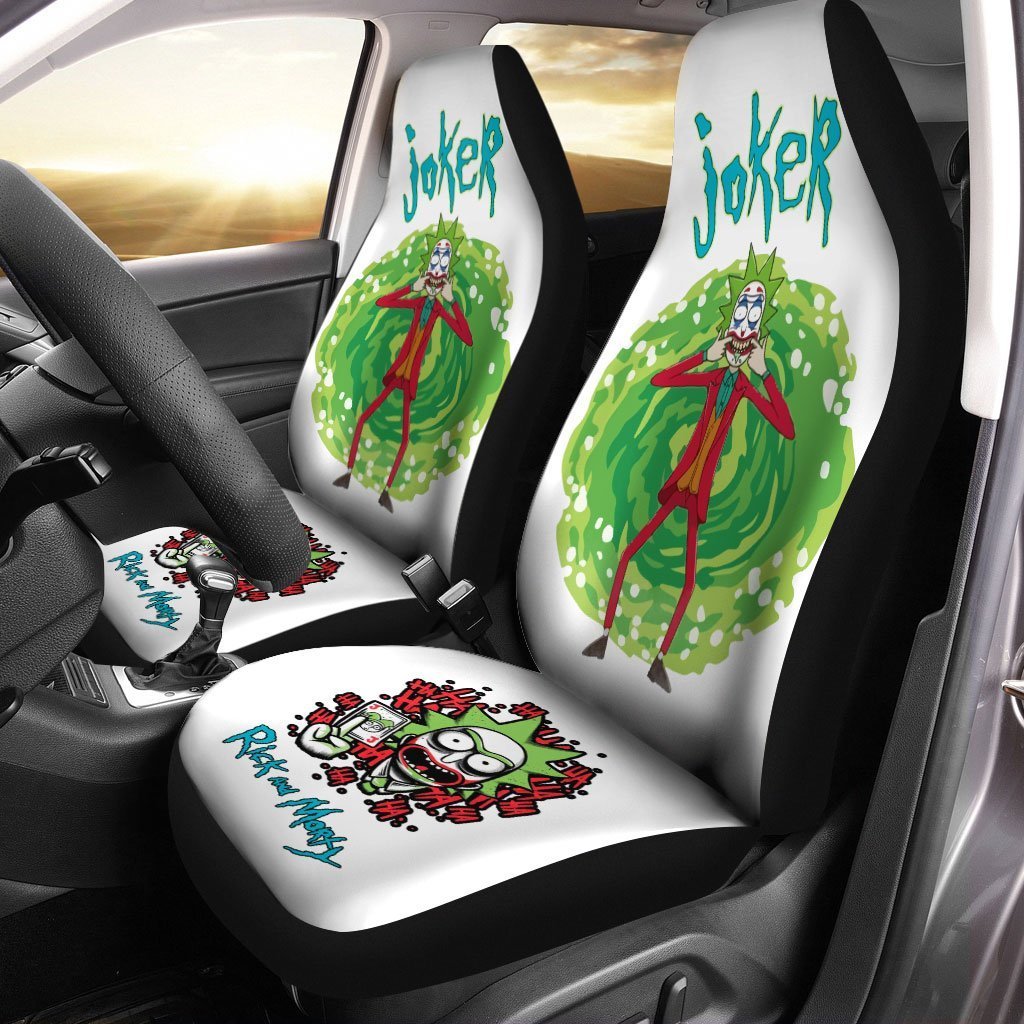 Rick and Morty Car Seat Covers Custom Joker - Gearcarcover - 1