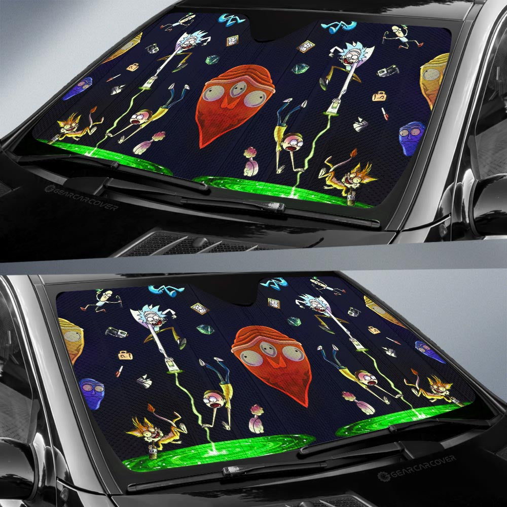 Rick and Morty Car Sunshade Custom Car Interior Accessories - Gearcarcover - 2