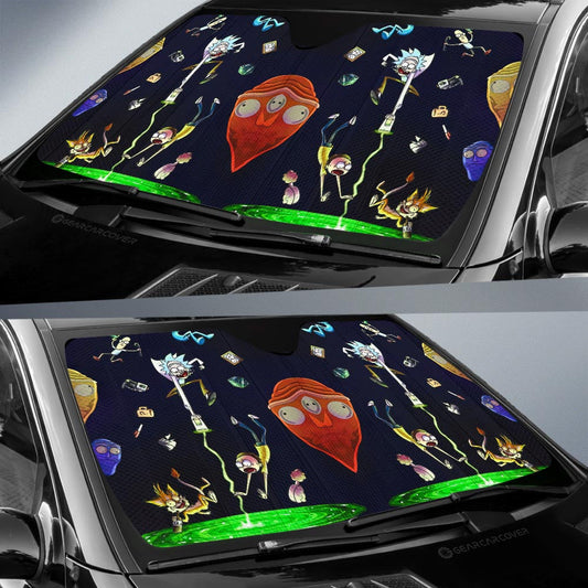 Rick and Morty Car Sunshade Custom Car Interior Accessories - Gearcarcover - 2