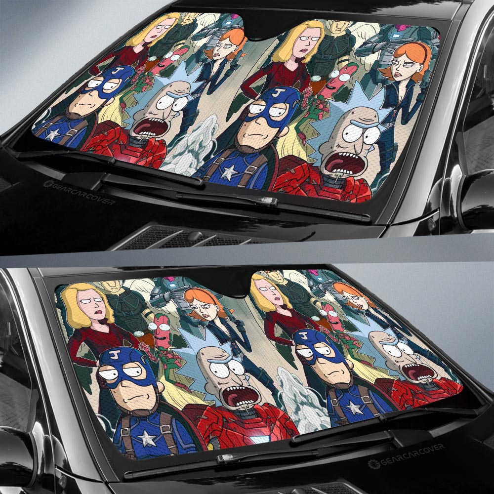 Rick and Morty Car Sunshade Custom Car Interior Accessories - Gearcarcover - 2