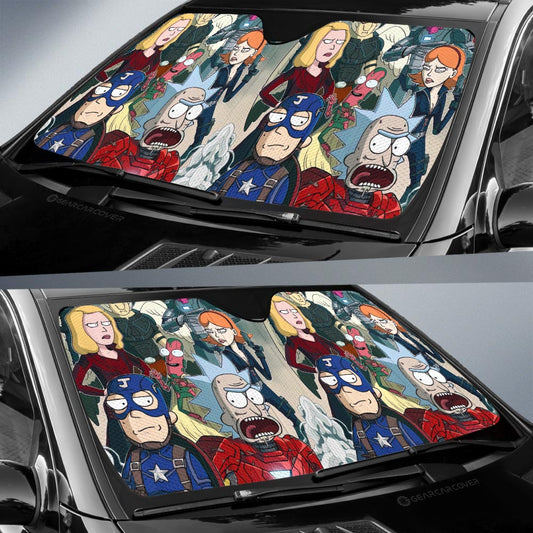 Rick and Morty Car Sunshade Custom Car Interior Accessories - Gearcarcover - 2