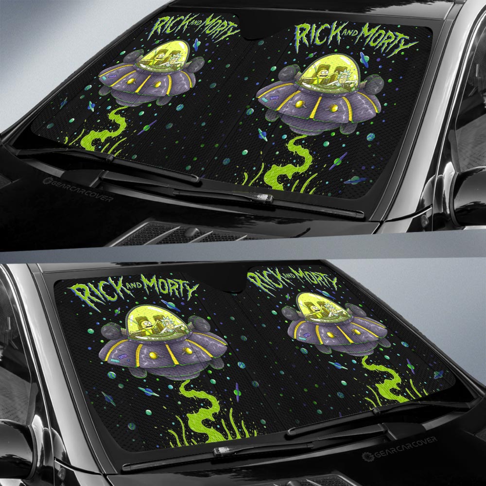 Rick and Morty Car Sunshade Custom Car Interior Accessories - Gearcarcover - 2