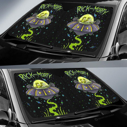Rick and Morty Car Sunshade Custom Car Interior Accessories - Gearcarcover - 2