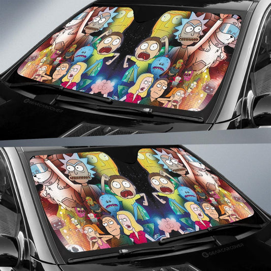 Rick and Morty Car Sunshade Custom Car Interior Accessories - Gearcarcover - 2