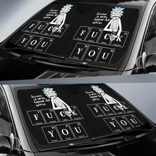 Rick and Morty Car Sunshade Custom Car Interior Accessories - Gearcarcover - 2