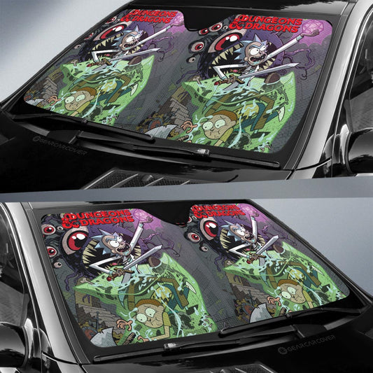 Rick and Morty Car Sunshade Custom Car Interior Accessories - Gearcarcover - 2