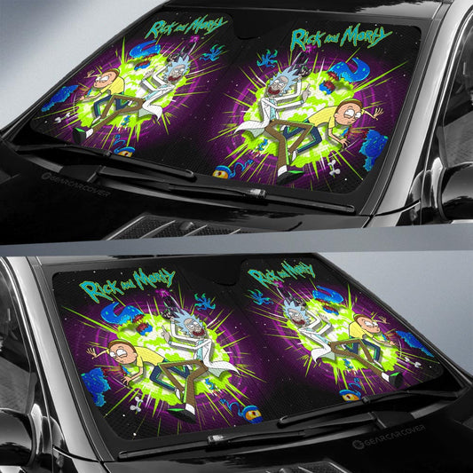Rick and Morty Car Sunshade Custom Car Interior Accessories - Gearcarcover - 2