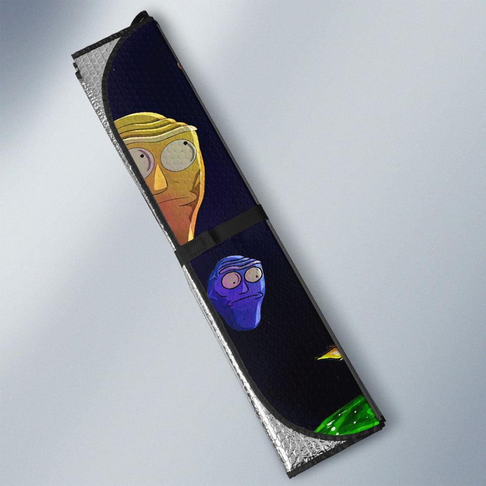 Rick and Morty Car Sunshade Custom Car Interior Accessories - Gearcarcover - 3