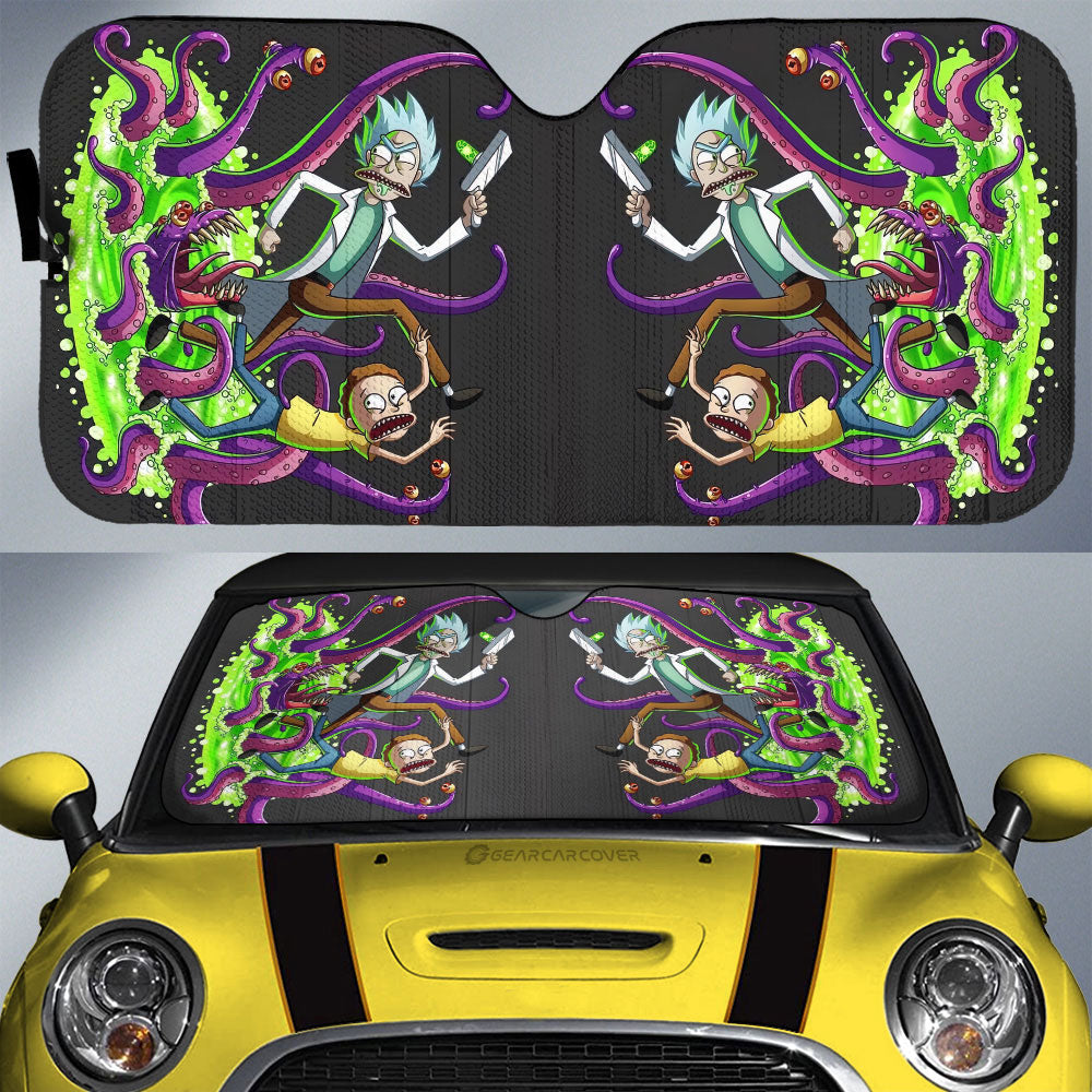 Rick and Morty Car Sunshade Custom Car Interior Accessories - Gearcarcover - 1