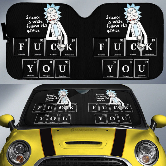 Rick and Morty Car Sunshade Custom Car Interior Accessories - Gearcarcover - 1