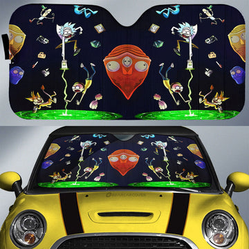 Rick and Morty Car Sunshade Custom Car Interior Accessories - Gearcarcover - 1