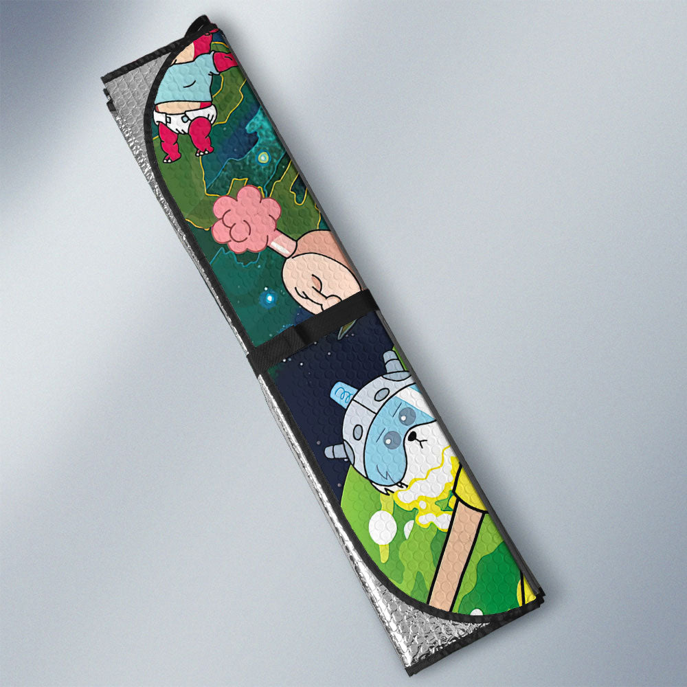 Rick and Morty Car Sunshade Custom Car Interior Accessories - Gearcarcover - 3