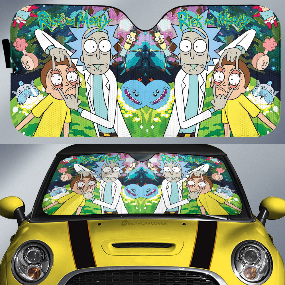 Rick and Morty Car Sunshade Custom Car Interior Accessories - Gearcarcover - 1