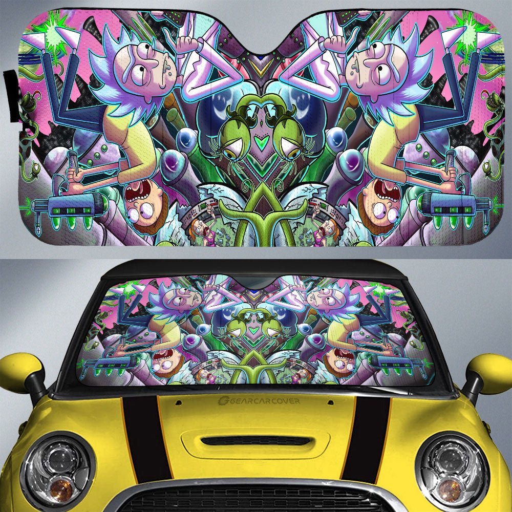 Rick and Morty Car Sunshade Custom Car Interior Accessories - Gearcarcover - 1