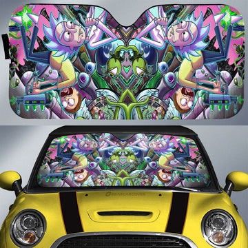 Rick and Morty Car Sunshade Custom Car Interior Accessories - Gearcarcover - 1