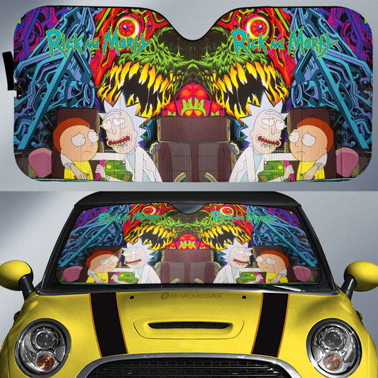 Rick and Morty Car Sunshade Custom Car Interior Accessories - Gearcarcover - 1