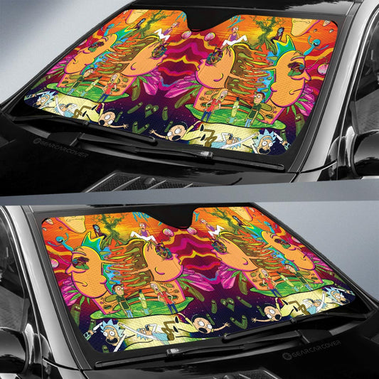 Rick and Morty Car Sunshade Custom Car Interior Accessories - Gearcarcover - 2