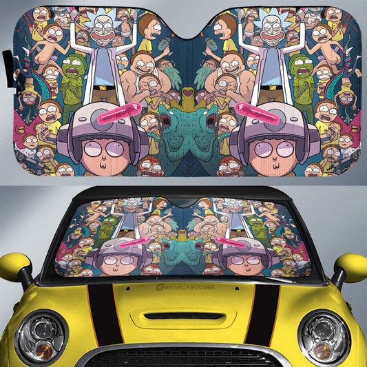 Rick and Morty Car Sunshade Custom Car Interior Accessories - Gearcarcover - 1