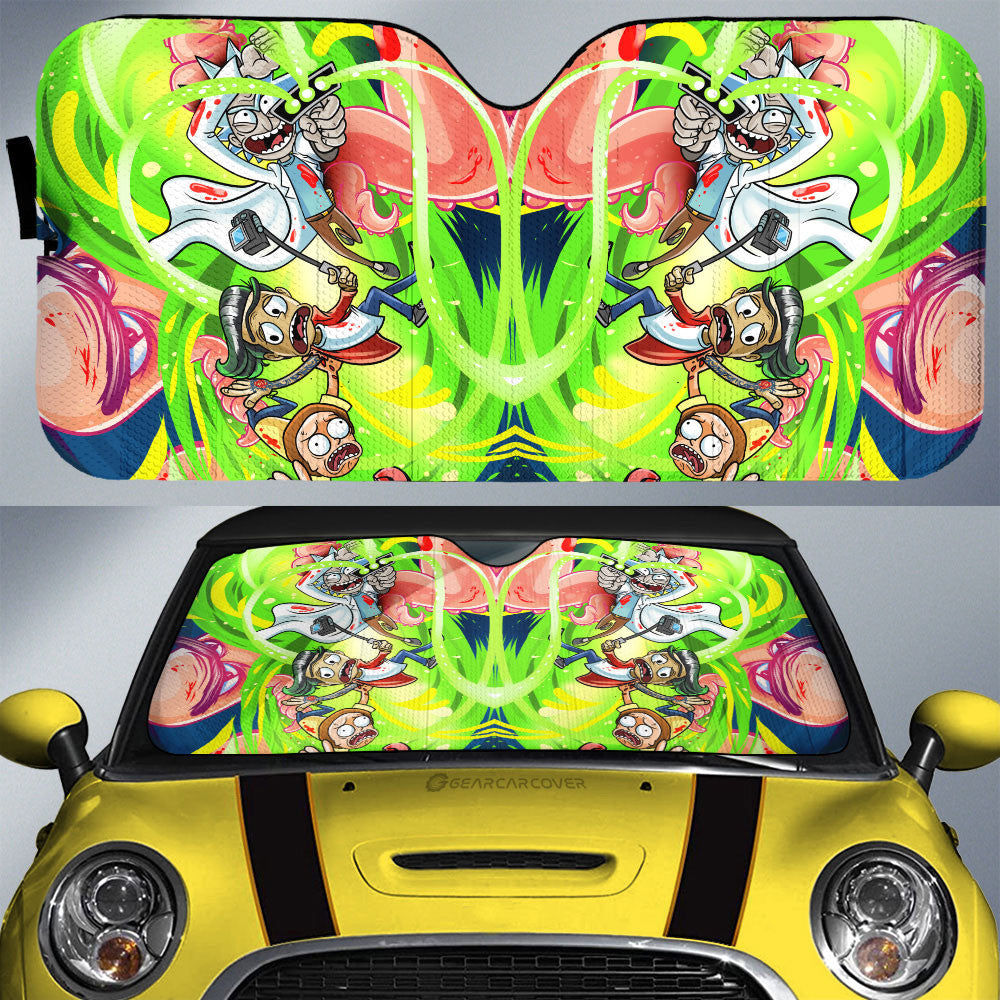 Rick and Morty Car Sunshade Custom Car Interior Accessories - Gearcarcover - 1