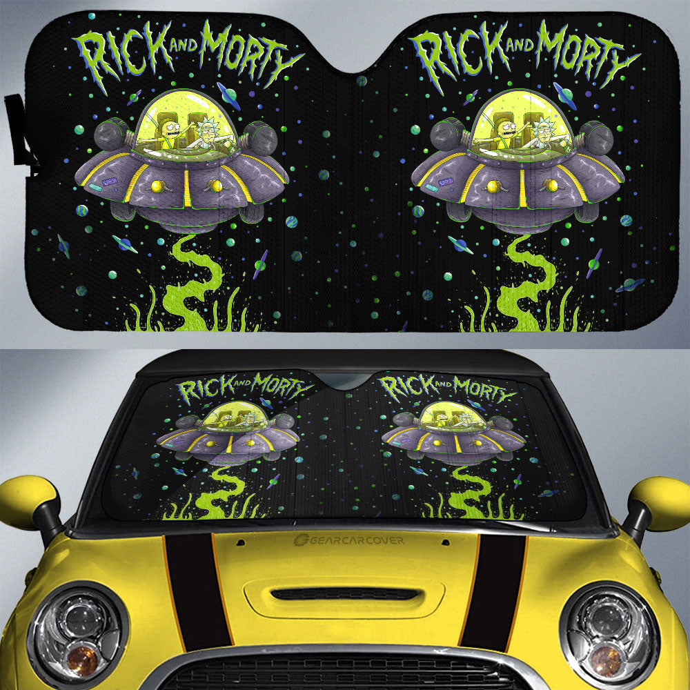 Rick and Morty Car Sunshade Custom Car Interior Accessories - Gearcarcover - 1
