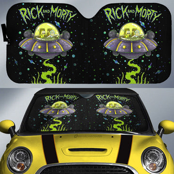 Rick and Morty Car Sunshade Custom Car Interior Accessories - Gearcarcover - 1