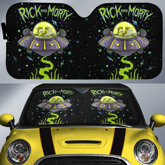 Rick and Morty Car Sunshade Custom Car Interior Accessories - Gearcarcover - 1