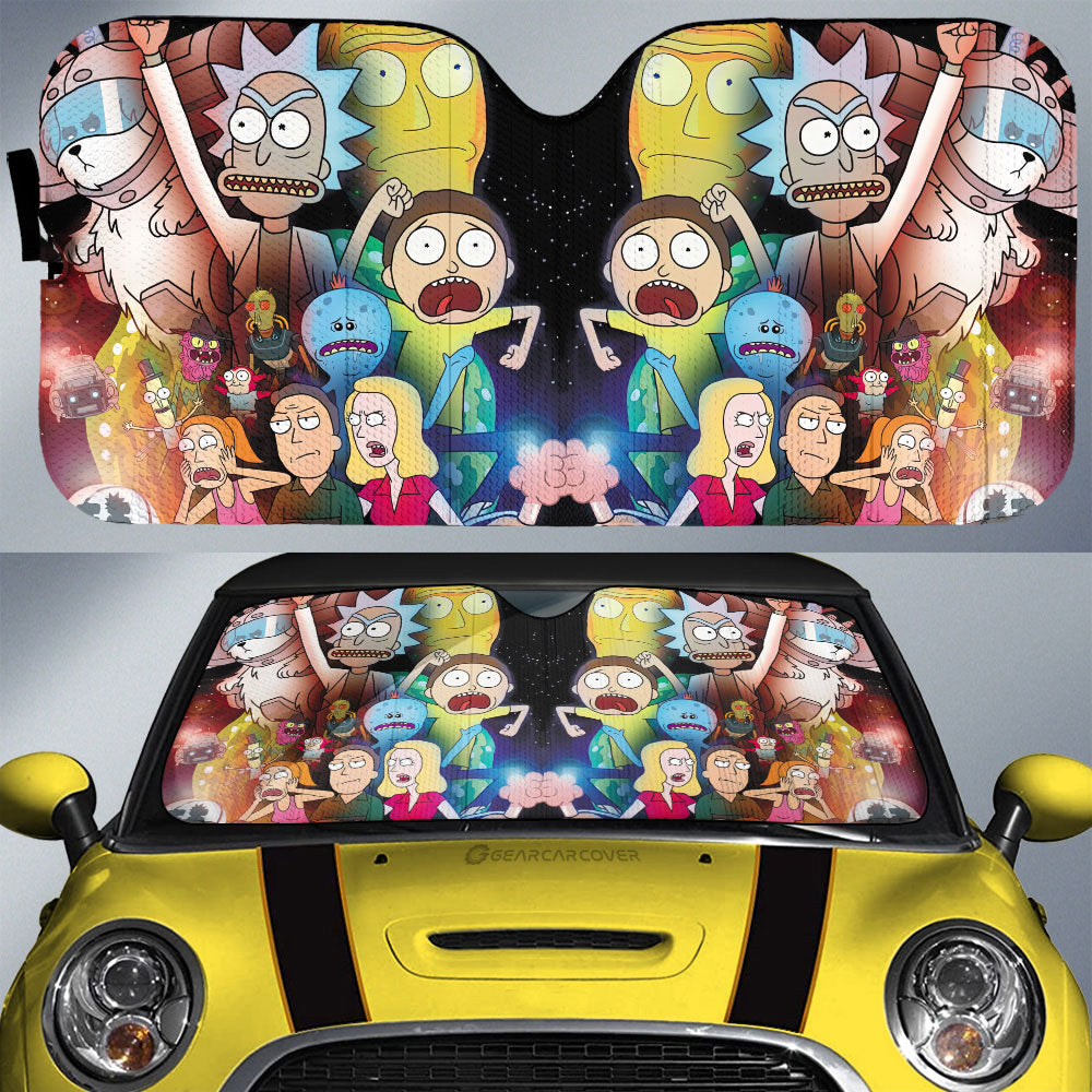 Rick and Morty Car Sunshade Custom Car Interior Accessories - Gearcarcover - 1