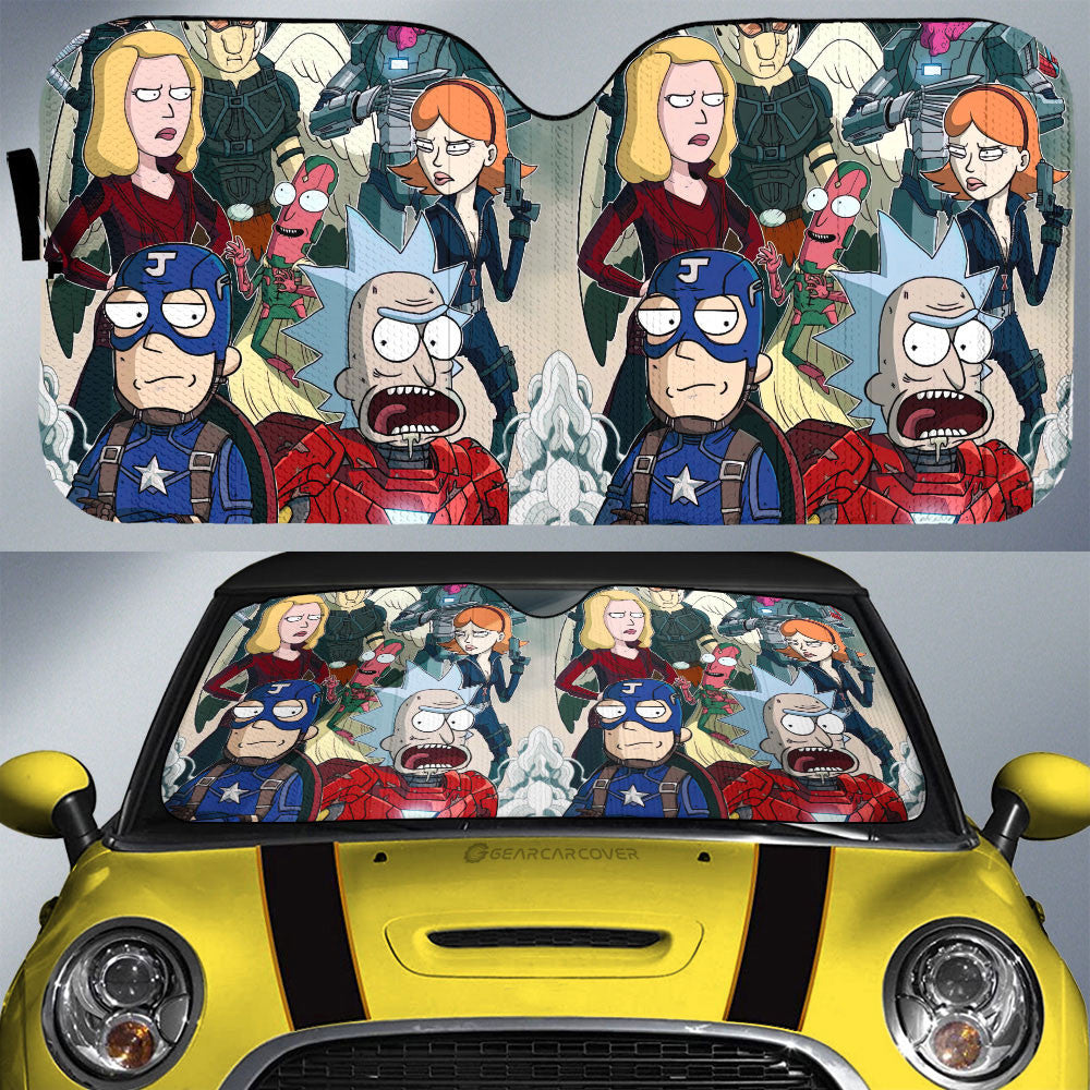 Rick and Morty Car Sunshade Custom Car Interior Accessories - Gearcarcover - 1