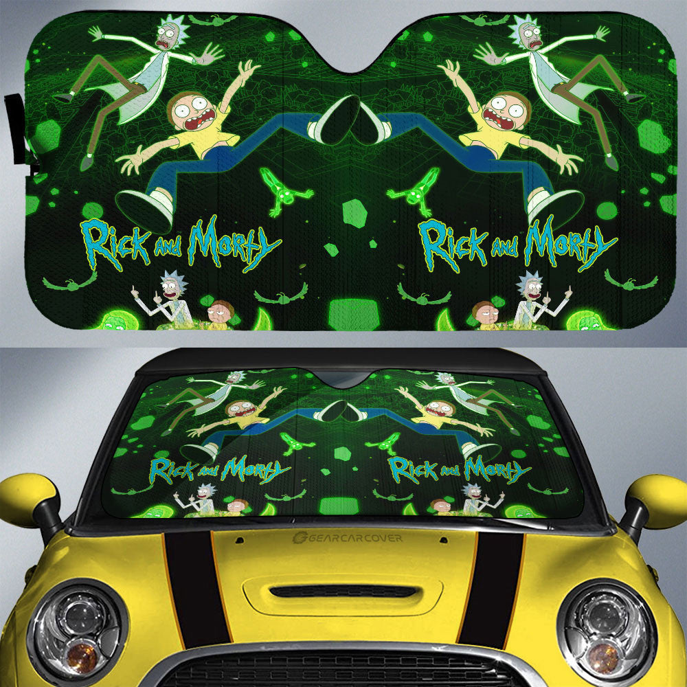 Rick and Morty Car Sunshade Custom Car Interior Accessories - Gearcarcover - 1
