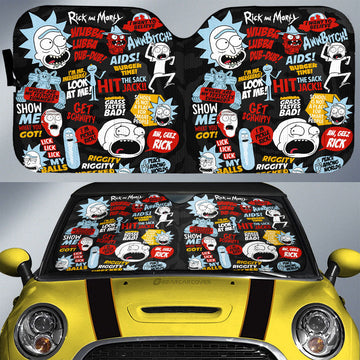 Rick and Morty Car Sunshade Custom Car Interior Accessories - Gearcarcover - 1