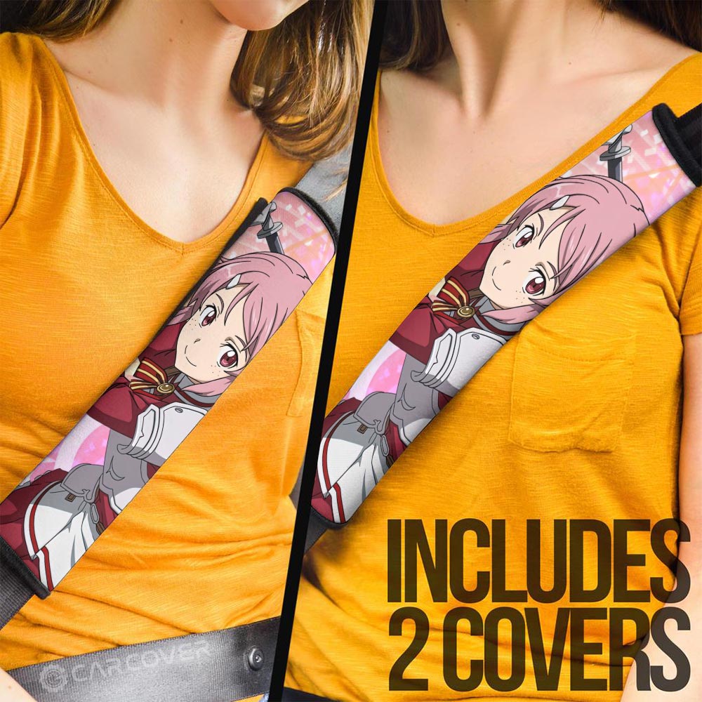 Rika Shinozaki Lisbeth Seat Belt Covers Custom Car Accessories - Gearcarcover - 3