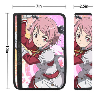 Rika Shinozaki Lisbeth Seat Belt Covers Custom Car Accessories - Gearcarcover - 1