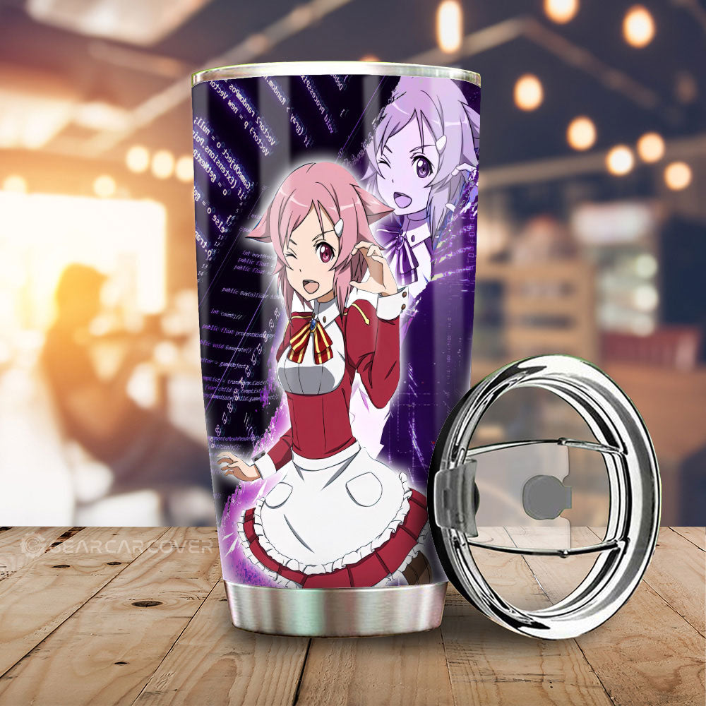 Rika Shinozaki (Lisbeth) Tumbler Cup Custom - Gearcarcover - 1