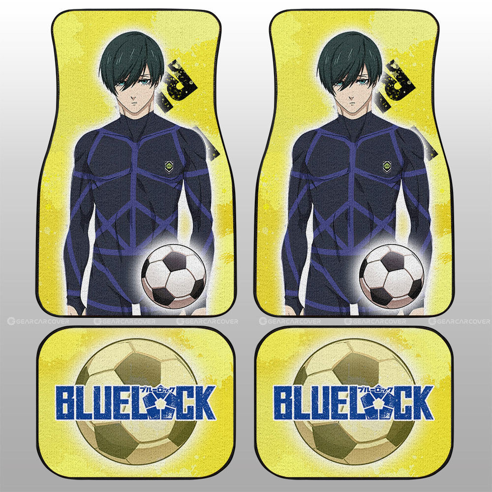 Rin Itoshi Car Floor Mats Custom - Gearcarcover - 1